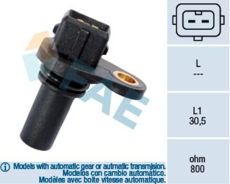 FAE RPM Sensor, automatic transmission