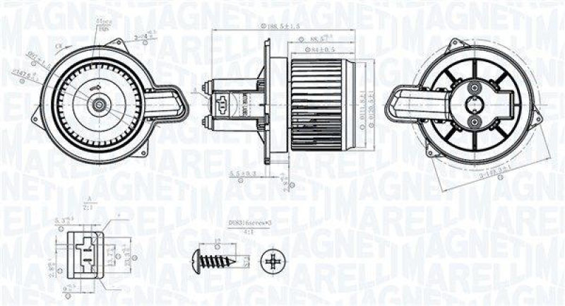 MAGNETI MARELLI Innenraumgebläse