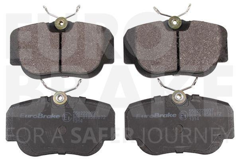 EUROBRAKE Bremsbelagsatz, Scheibenbremse 5502229937