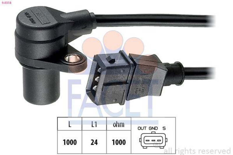 FACET Impulsgeber, Kurbelwelle Made in Italy - OE Equivalent