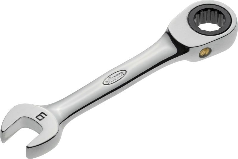 VIGOR Ratchet Ring Open-ended Spanner Set