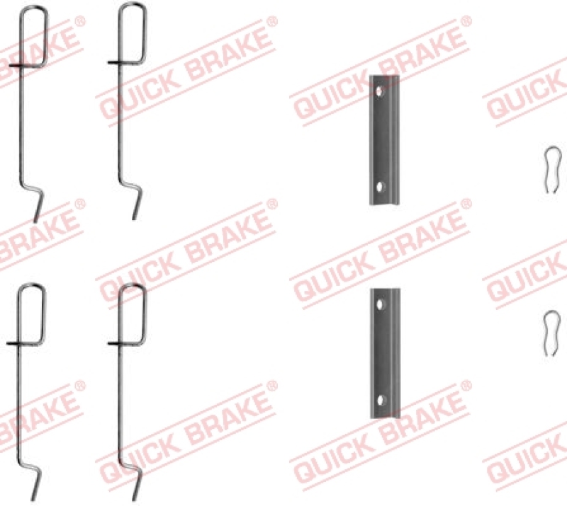 QUICK BRAKE Zubehörsatz, Scheibenbremsbelag