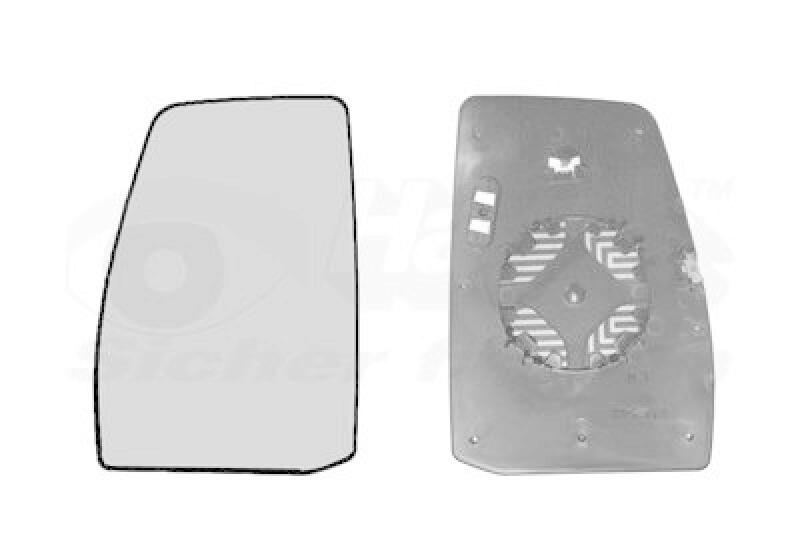 VAN WEZEL Mirror Glass, outside mirror * HAGUS *