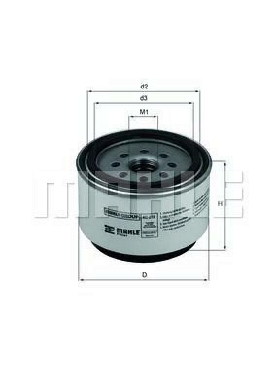 MAHLE ORIGINAL Kraftstofffilter KC 219