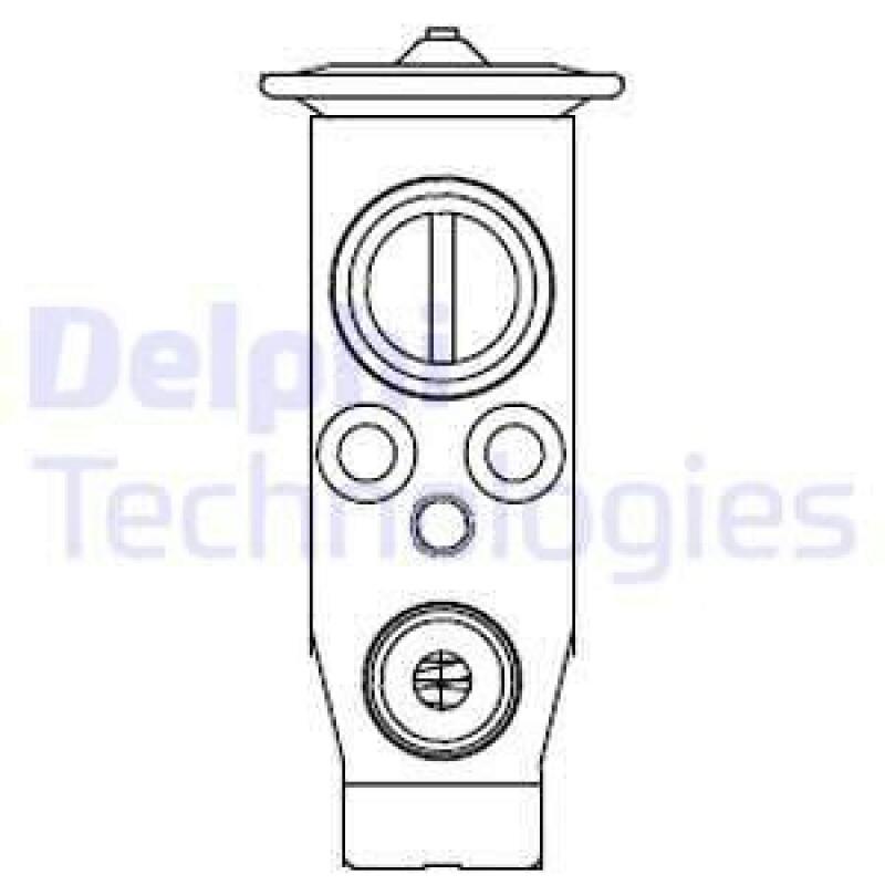 DELPHI Expansionsventil, Klimaanlage