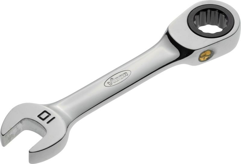 VIGOR Ratchet Ring Open-ended Spanner Set