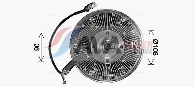 AVA QUALITY COOLING Kupplung, Kühlerlüfter