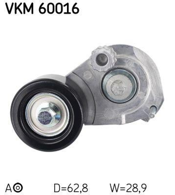 SKF Tensioner Pulley, v-ribbed belt