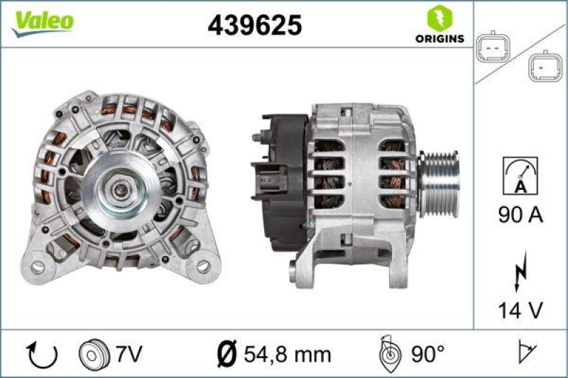 VALEO Alternator VALEO ORIGINS NEW