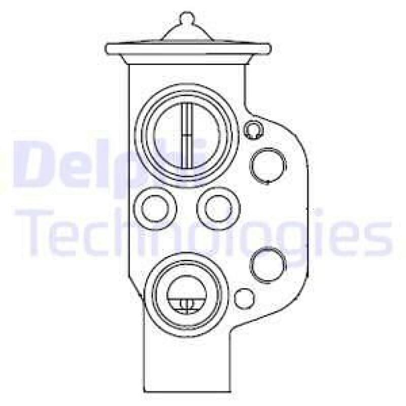 DELPHI Expansion Valve, air conditioning