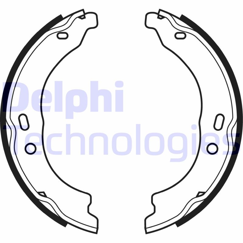DELPHI Bremsbackensatz, Feststellbremse LS1978