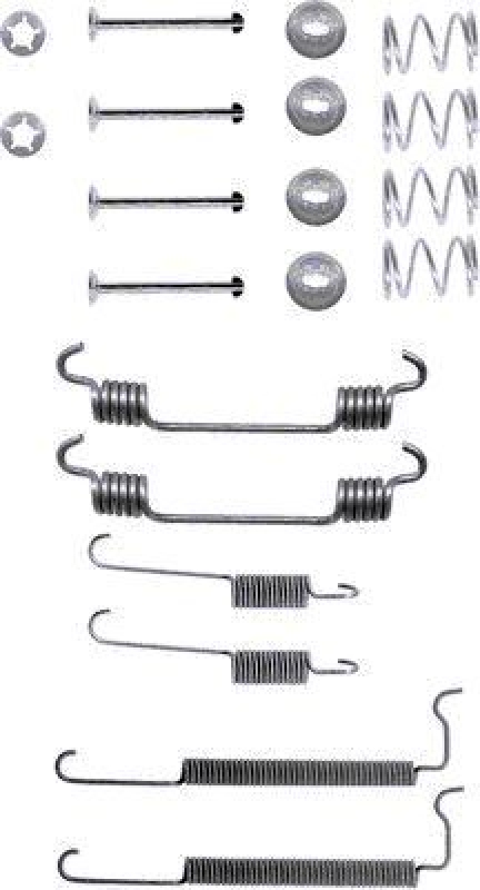 TEXTAR Accessory Kit, brake shoes
