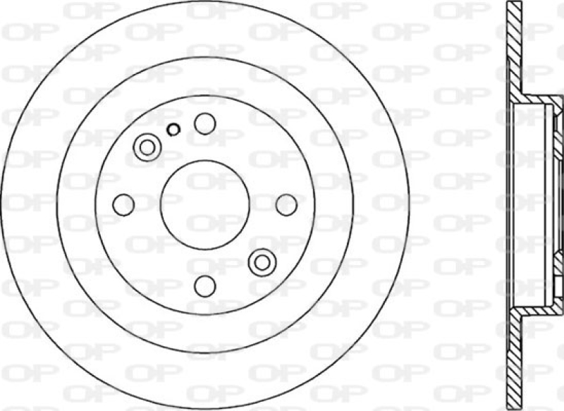 2x OPEN PARTS Bremsscheibe