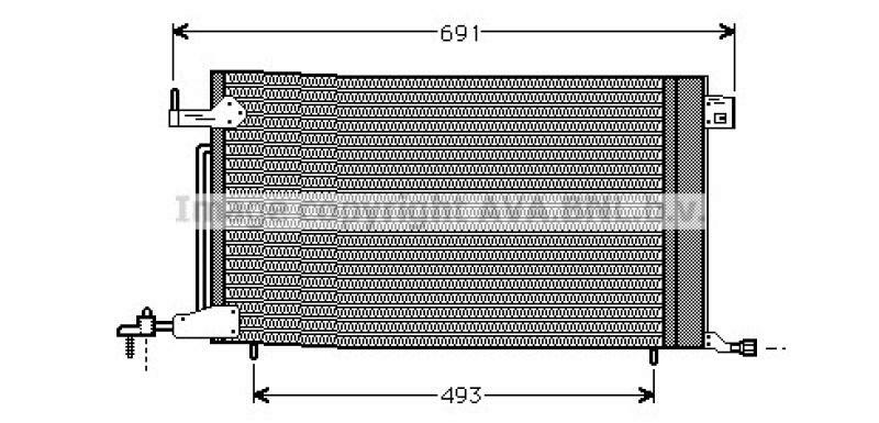 AVA QUALITY COOLING Condenser, air conditioning