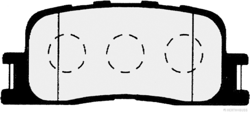 HERTH+BUSS JAKOPARTS Bremsbelagsatz, Scheibenbremse