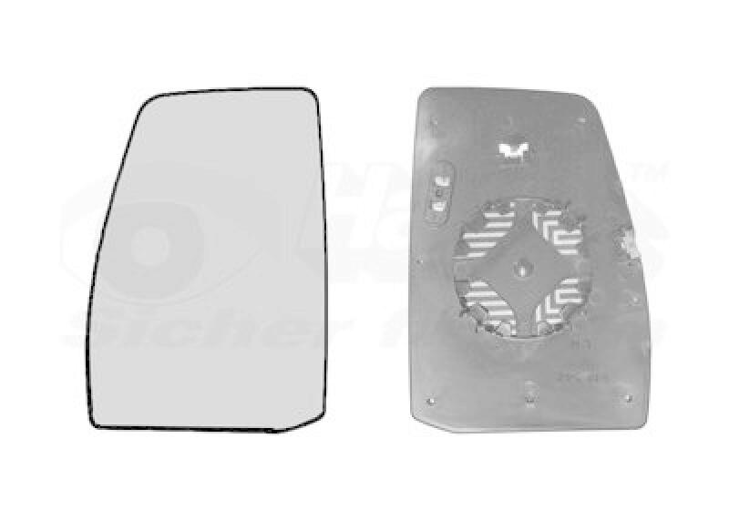 VAN WEZEL Mirror Glass, outside mirror * HAGUS *