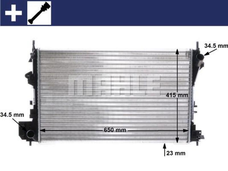 MAHLE Radiator, engine cooling BEHR