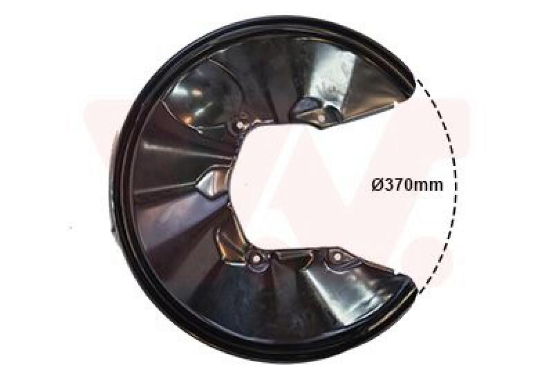 VAN WEZEL Splash Panel, brake disc