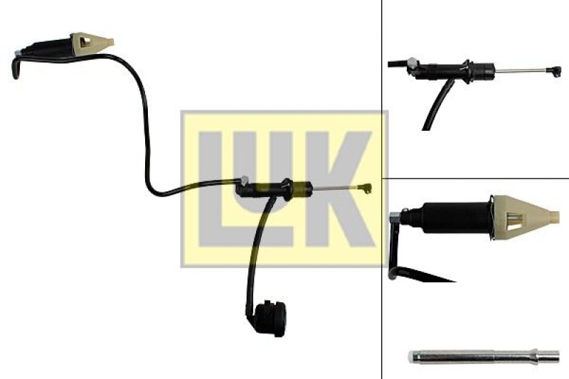 LuK Geber-/Nehmerzylindersatz, Kupplung passend für PEUGEOT 406 Break 2.1 TD 12V