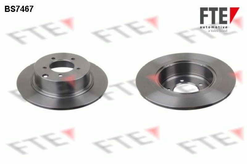 2x FTE Bremsscheibe 9072370