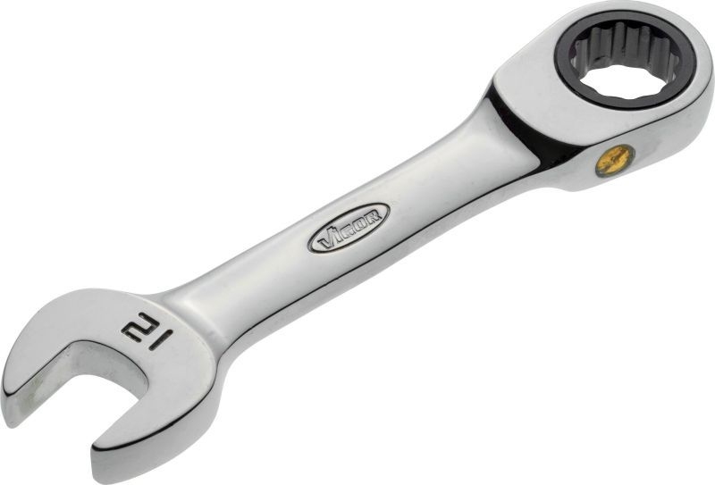 VIGOR Ratchet Ring Open-ended Spanner Set