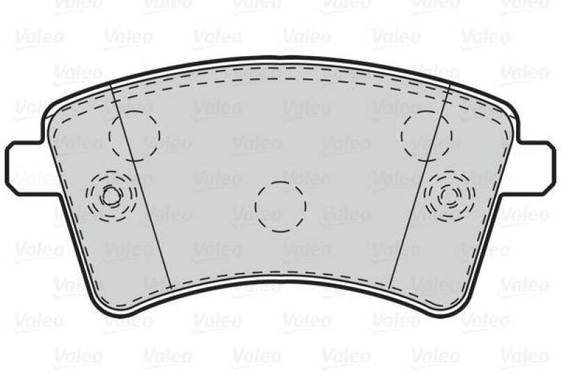 VALEO Bremsbelagsatz, Scheibenbremse ESSENTIAL 302108