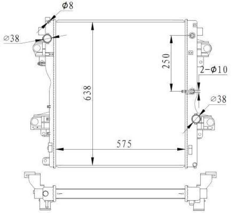 NRF Radiator, engine cooling