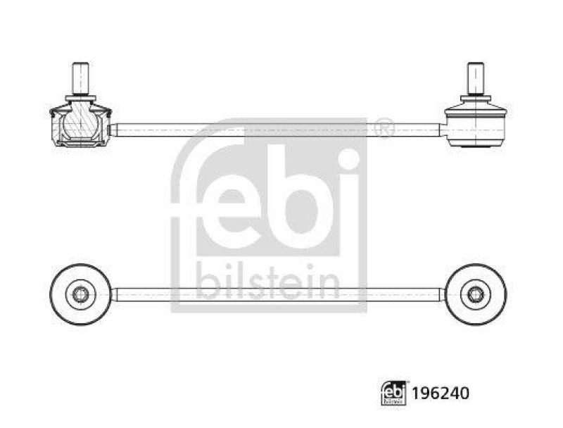 FEBI BILSTEIN Stange/Strebe, Stabilisator 196240