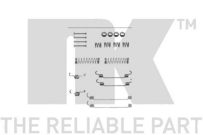 NK Zubehörsatz, Bremsbacken