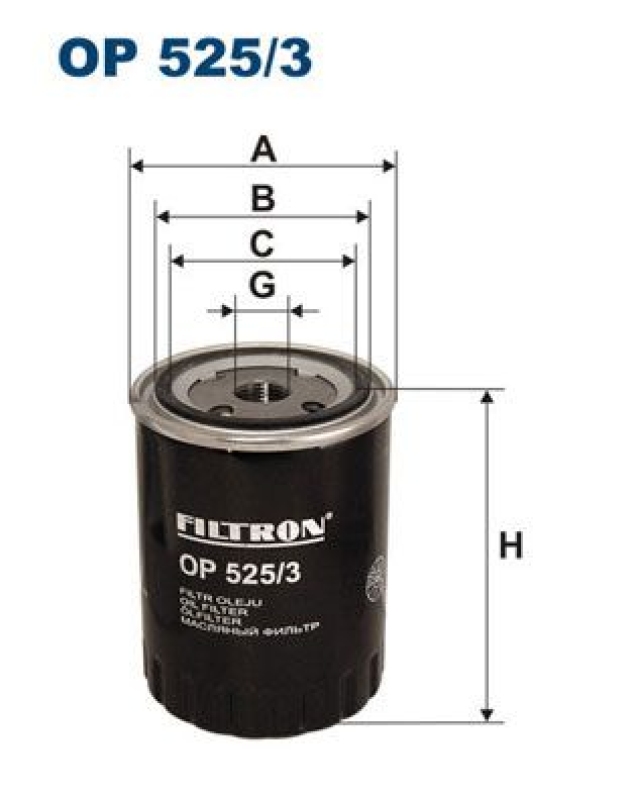 FILTRON Ölfilter