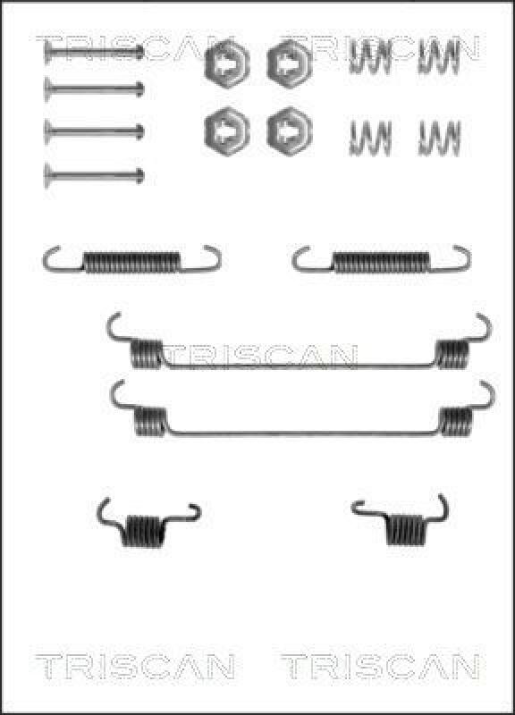 TRISCAN Accessory Kit, brake shoes