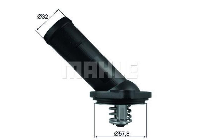 MAHLE Thermostat, coolant BEHR