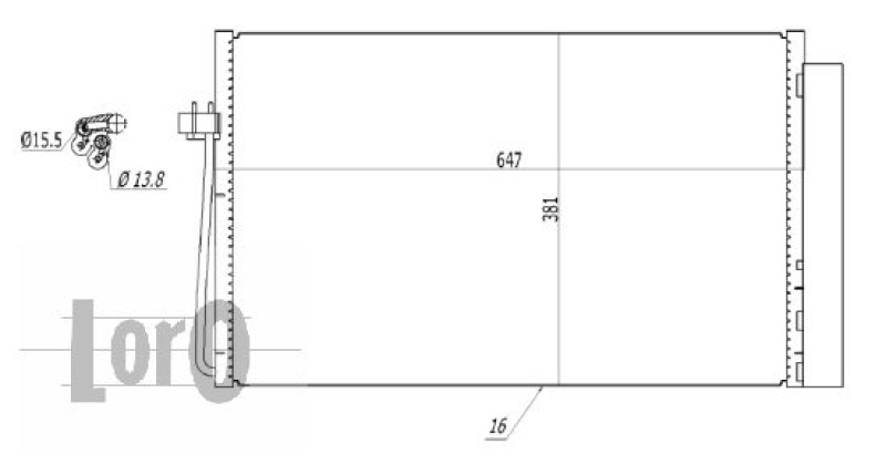 Kondensator, Klimaanlage 004-016-0016