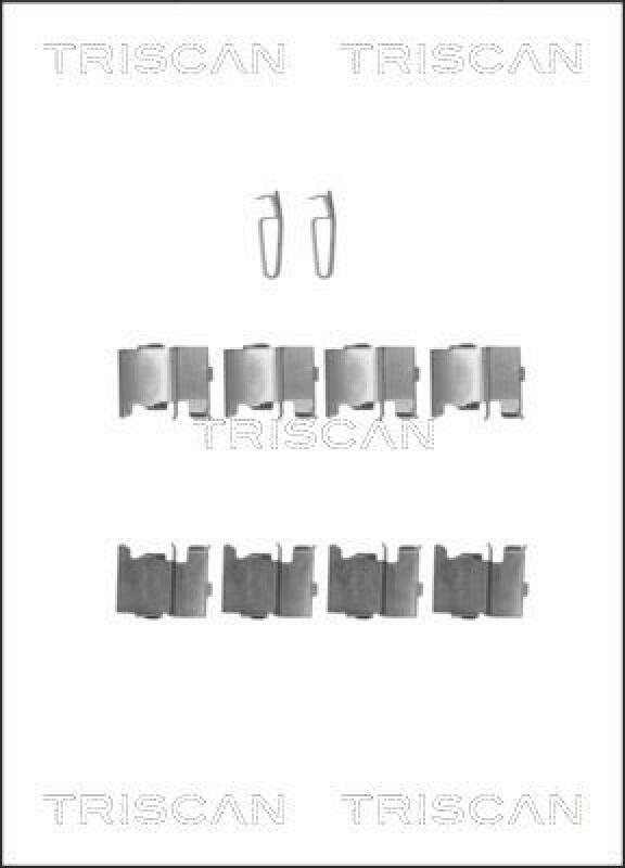 TRISCAN Accessory Kit, disc brake pad