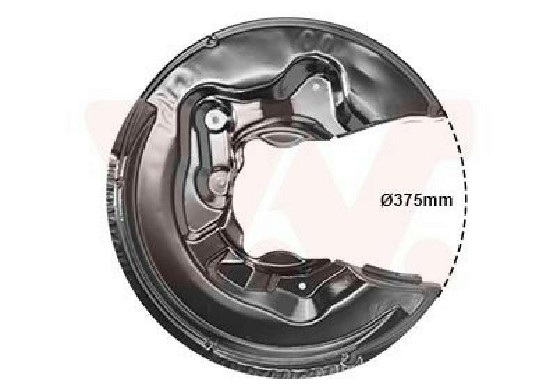 VAN WEZEL Splash Panel, brake disc