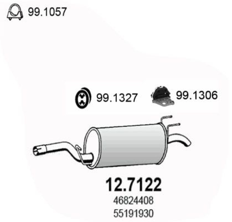 ASSO Rear Muffler