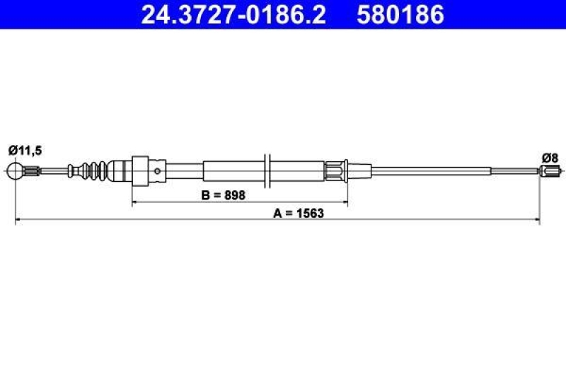 ATE Cable, parking brake