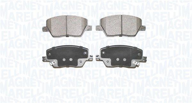MAGNETI MARELLI Bremsbelagsatz, Scheibenbremse 363916060883