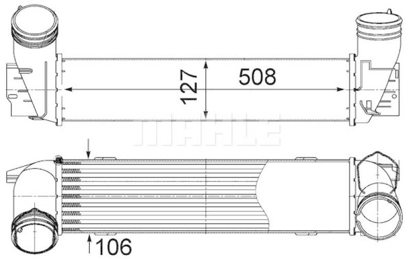 MAHLE Ladeluftkühler BEHR