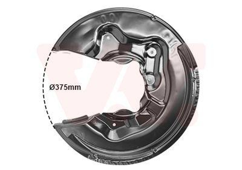 VAN WEZEL Splash Panel, brake disc