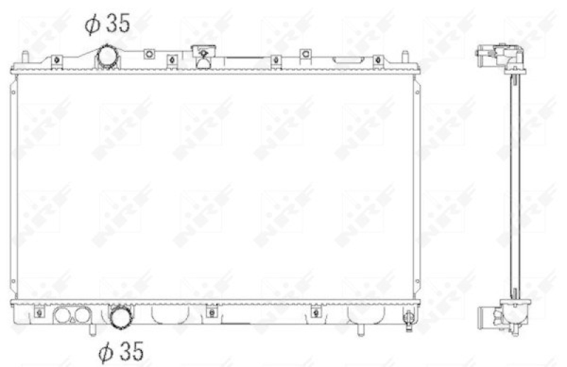 NRF Radiator, engine cooling