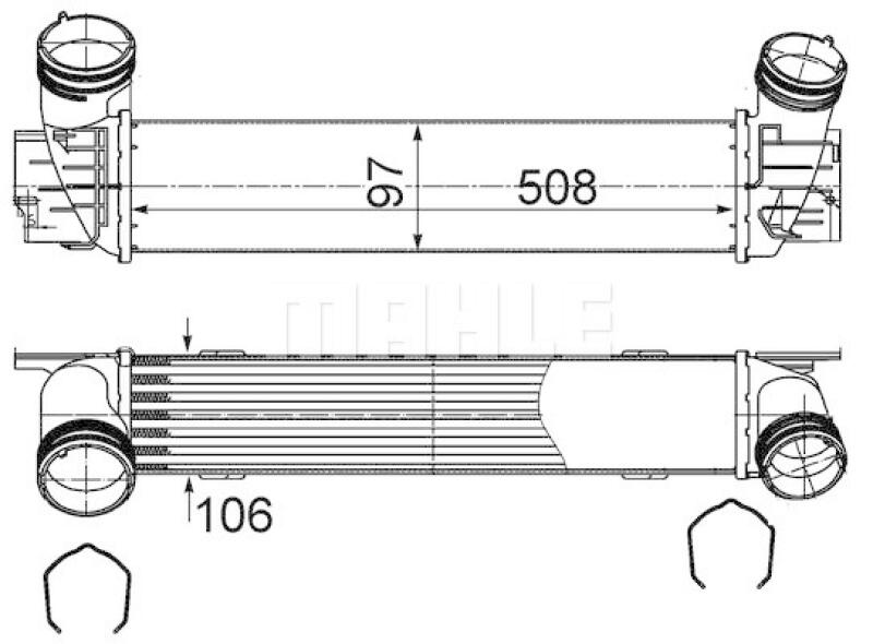 MAHLE Ladeluftkühler BEHR