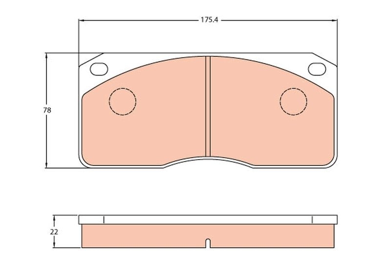 TRW Brake Pad Set, disc brake