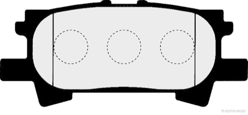 HERTH+BUSS JAKOPARTS Bremsbelagsatz, Scheibenbremse