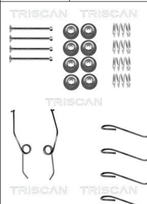 TRISCAN Accessory Kit, brake shoes