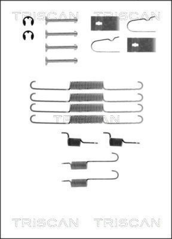 TRISCAN Accessory Kit, brake shoes