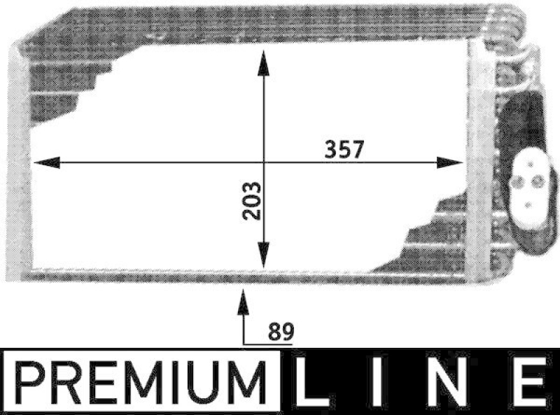 MAHLE Evaporator, air conditioning PREMIUM LINE