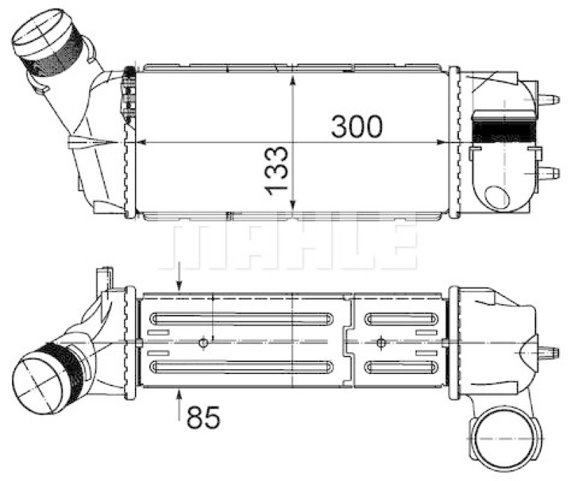 MAHLE Charge Air Cooler BEHR