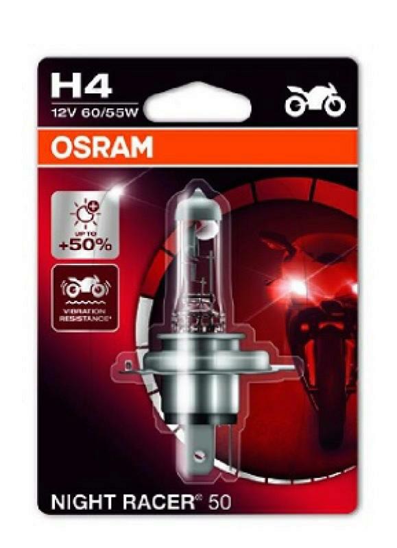OSRAM Glühlampe, Fernscheinwerfer NIGHT RACER 50