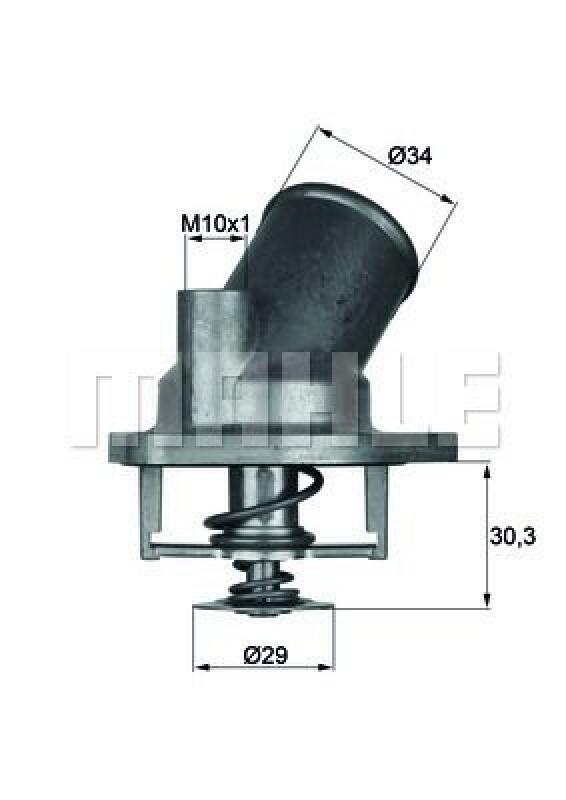 MAHLE Thermostat für Kühlmittel / Kühlerthermostat BEHR